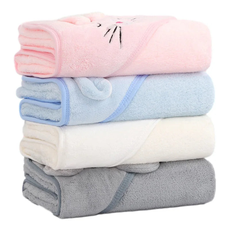 Animal Huddle Hooded Towels