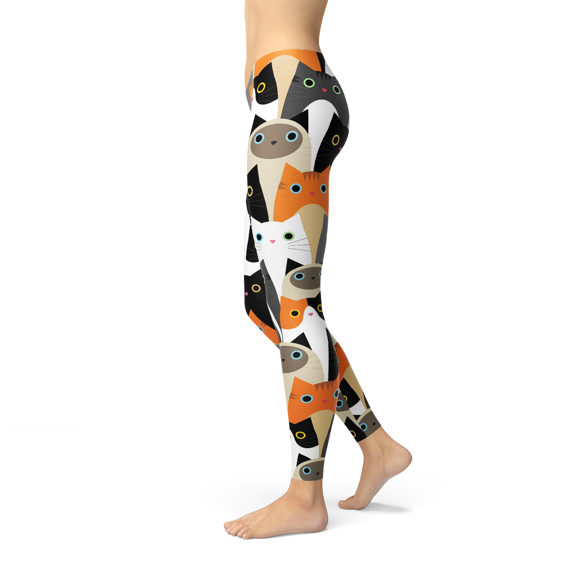 Cat Print Leggings