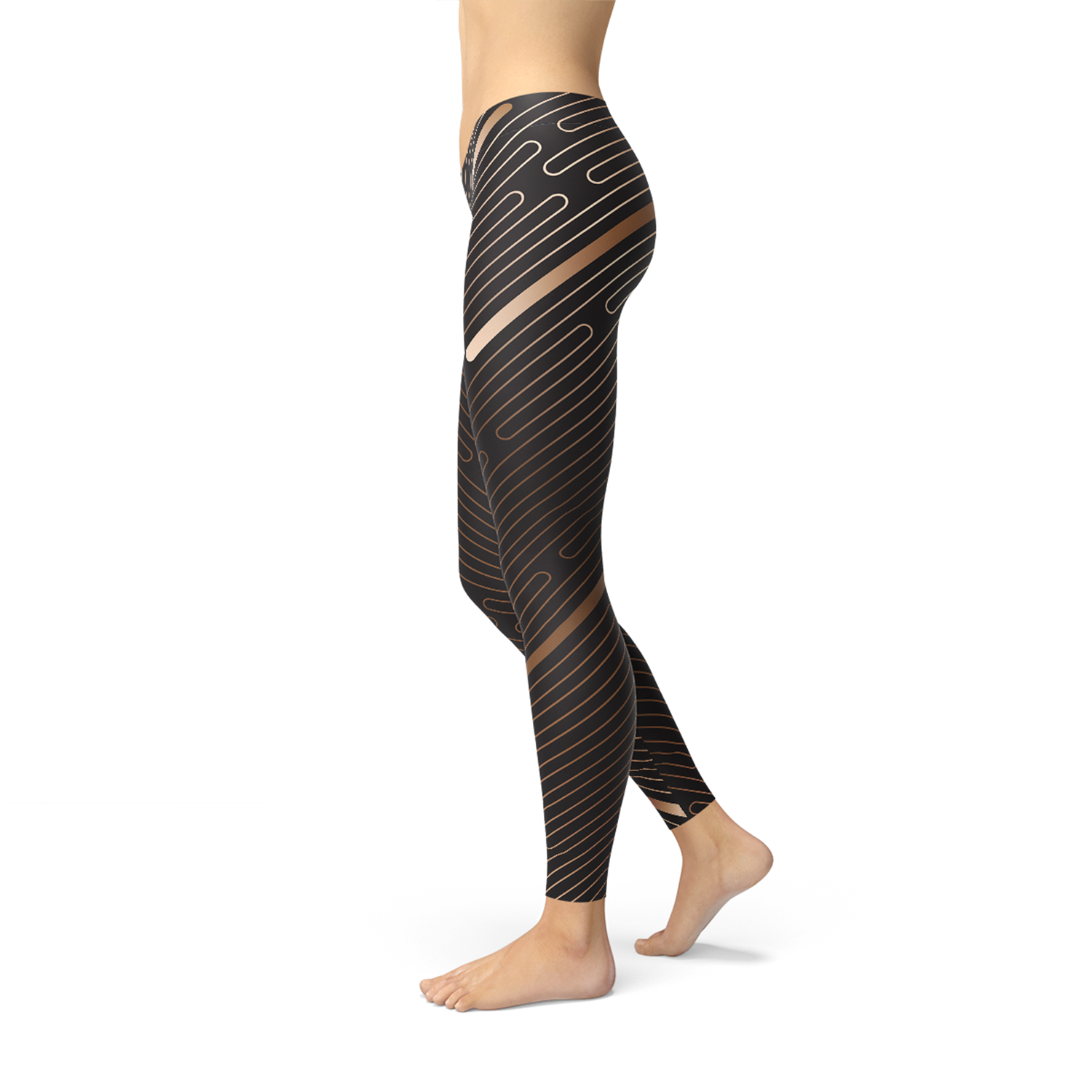 Circuitry Bronze Leggings